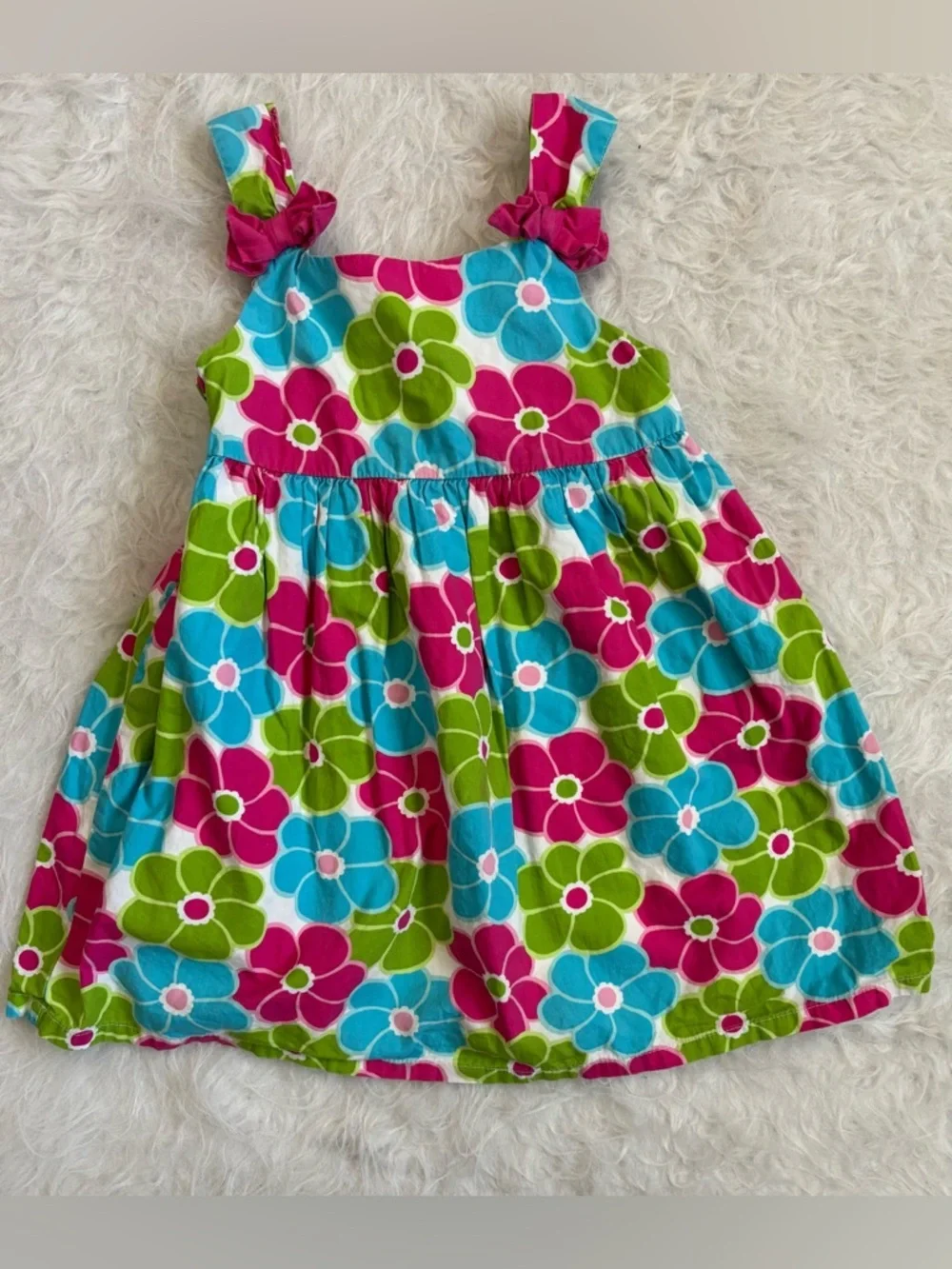 Gymboree Girls Colorful Floral AOP Sundress
